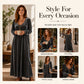 ✨Hot Sale 50% OFF👗Women's Elegant Long Sleeve Maxi Dress