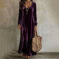 ✨Hot Sale 50% OFF👗Women's Elegant Long Sleeve Maxi Dress
