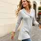 🌸Hot Sale 50% OFF✨Women's V Neck Ribbed Knit Casual Top