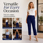 ✨Women's High Waisted Cropped Suit Pants