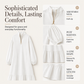50% OFF 👗 Women's Half-Zip Stand Collar Dress with Lantern Sleeves