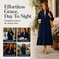 50% OFF 👗 Women's Half-Zip Stand Collar Dress with Lantern Sleeves