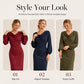 💖Hot Sale 50% OFF ✨ Women's Elegant Cowl Neck Dress