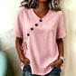 ✨Hot Sale 50% OFF! Women's V-Neck Top with Side Tie
