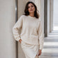 ✨Hot Sale 50% OFF🌺Women's Crew Neck Cable Knit Sweater