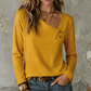 ✨Hot Sale 50% OFF!Women's Chic Asymmetrical V-Neck Top