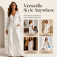 ✨Hot Sale 50% OFF! 🌺Women's V Neck Long Sleeve Jumpsuit