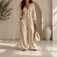 ✨Hot Sale 50% OFF! 🌺Women's V Neck Long Sleeve Jumpsuit