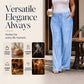 ✨Women's Elastic Waist Straight-Leg Pants