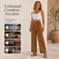 50% OFF 👖Women's High-Waist Drawstring Straight-Leg Pants