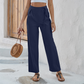 50% OFF 👖Women's High-Waist Drawstring Straight-Leg Pants
