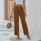 50% OFF 👖Women's High-Waist Drawstring Straight-Leg Pants