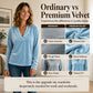 ✨Hot Sale 50% OFF! ✨Women's Elegant Velvet V-Neck Top