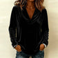 ✨Hot Sale 50% OFF! ✨Women's Elegant Velvet V-Neck Top