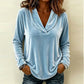 ✨Hot Sale 50% OFF! ✨Women's Elegant Velvet V-Neck Top