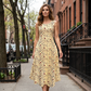 💃Summer Hot Sale 55% OFF⏳💞Women's Floral Print Sleeveless Maxi Dress with Pockets