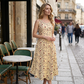 💃Summer Hot Sale 55% OFF⏳💞Women's Floral Print Sleeveless Maxi Dress with Pockets