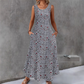 💃Summer Hot Sale 55% OFF⏳💞Women's Floral Print Sleeveless Maxi Dress with Pockets