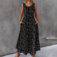 💃Summer Hot Sale 55% OFF⏳💞Women's Floral Print Sleeveless Maxi Dress with Pockets