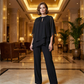 ✨Women's Elegant Asymmetrical Top & Pants Set