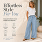 👖Women's Casual Drawstring Wide-Leg Pants