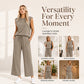🌸Hot Sale 50% OFF💖Women's Sleeveless Tank Top & Wide-Leg Pants Set