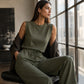 🌸Hot Sale 50% OFF💖Women's Sleeveless Tank Top & Wide-Leg Pants Set