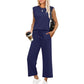 🌸Hot Sale 50% OFF💖Women's Sleeveless Tank Top & Wide-Leg Pants Set