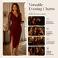 ✨New Arrivals & Special Offers-Women's Glittering Bodycon Dress with Mesh Sleeves
