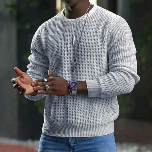 ✨2026 Collection at 50% OFF & FREE SHIPPING✈️JMIERR Men's Crewneck Sweater Soft Casual Sweaters Classic Long Sleeve Pullover Sweaters with Ribbing Edge