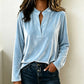🌸Hot Sale 50% OFF-Women's Elegant Velvet V-Neck Top