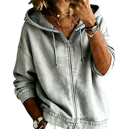 🎁New Arrivals 50% OFF💥Women's Relaxed Zip Hoodie Jacket