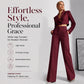✨Hot Sale 50% OFF 👖Women's High-Waisted Striped Wide-Leg Pants