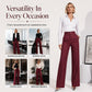 ✨Hot Sale 50% OFF 👖Women's High-Waisted Striped Wide-Leg Pants