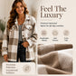 ⏰🍂Autumn Early Bird Sale--Women's Plaid Button-Down Cozy Jacket
