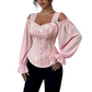 🌸Hot Sale 50% OFF💖Women's Cold Shoulder Floral Jacquard Top