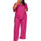 ✨Hot Sale 50% OFF 🔥 Women’s Casual V-Neck Top & Wide-Leg Pants Set