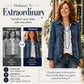 ✨ Hot Sale: 50% OFF 🔥Women's Double Breasted Ruffle Denim Jacket