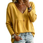 ⌛Limited-Time Offer-Women's Casual V-Neck Long Sleeve Blouse
