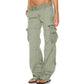 🍂Autumn Early Bird Sale-Women's Vintage Wide Leg Cargo Pants