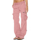 🍂Autumn Early Bird Sale-Women's Vintage Wide Leg Cargo Pants