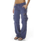 🍂Autumn Early Bird Sale-Women's Vintage Wide Leg Cargo Pants