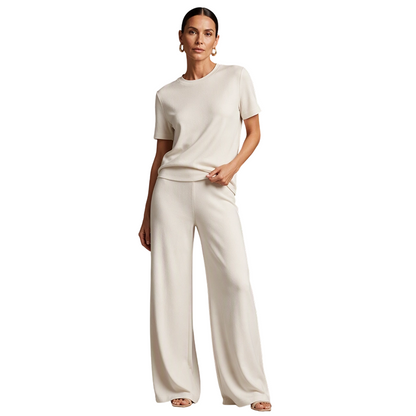 🌸Hot Sale 50% OFF💖Women's Top & Wide-Leg Pants 2-Piece Set