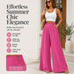 👖 Women's Loose Flowy Wide-Leg Pants– Relaxed Fit Everyday Pants For Effortless Comfort & Style 🤍
