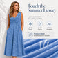 🌸👗New Arrivals - Sleeveless V-Neck Midi Dress – Breathable Comfort & Flattering Silhouette for All Body Types