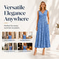 🌸👗New Arrivals - Sleeveless V-Neck Midi Dress – Breathable Comfort & Flattering Silhouette for All Body Types