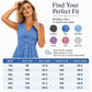 🌸👗New Arrivals - Sleeveless V-Neck Midi Dress – Breathable Comfort & Flattering Silhouette for All Body Types