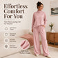 ☁️Women's Turtleneck Top & Wide-Leg Pants Set – Elegant Two-Piece Outfit For Cosy Everyday Style✨