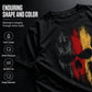 50% OFF NOW! 💐Men's German Flag Skull T-Shirt