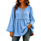 🌸Hot Sale 50% OFF💖Women's Casual Loose Long Sleeve Fringe Top